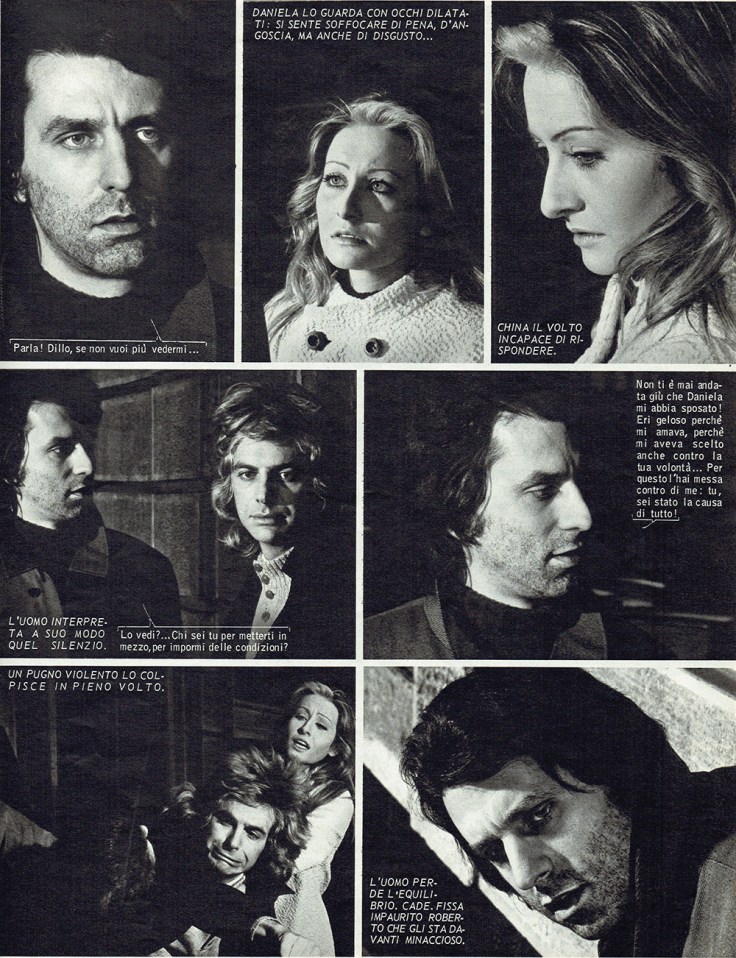 Maurizio Arcieri in "La ragazza di Vigevano" (Fotoromanzo, 1971)