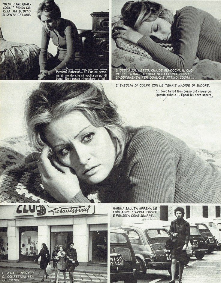 Maurizio Arcieri in "La ragazza di Vigevano" (Fotoromanzo, 1971)